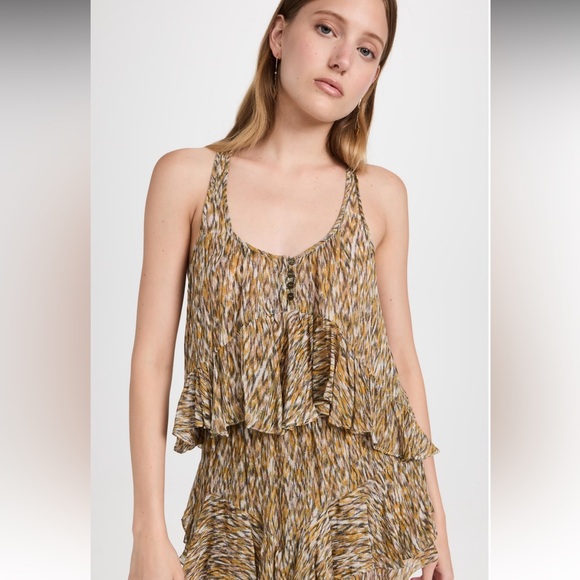 Isabel Marant Étoile Sliema Printed High-Low Tank - Picture 6 of 13